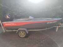 Łódź wędkarska River Fox 390z silnikiem Suzuki BF 20