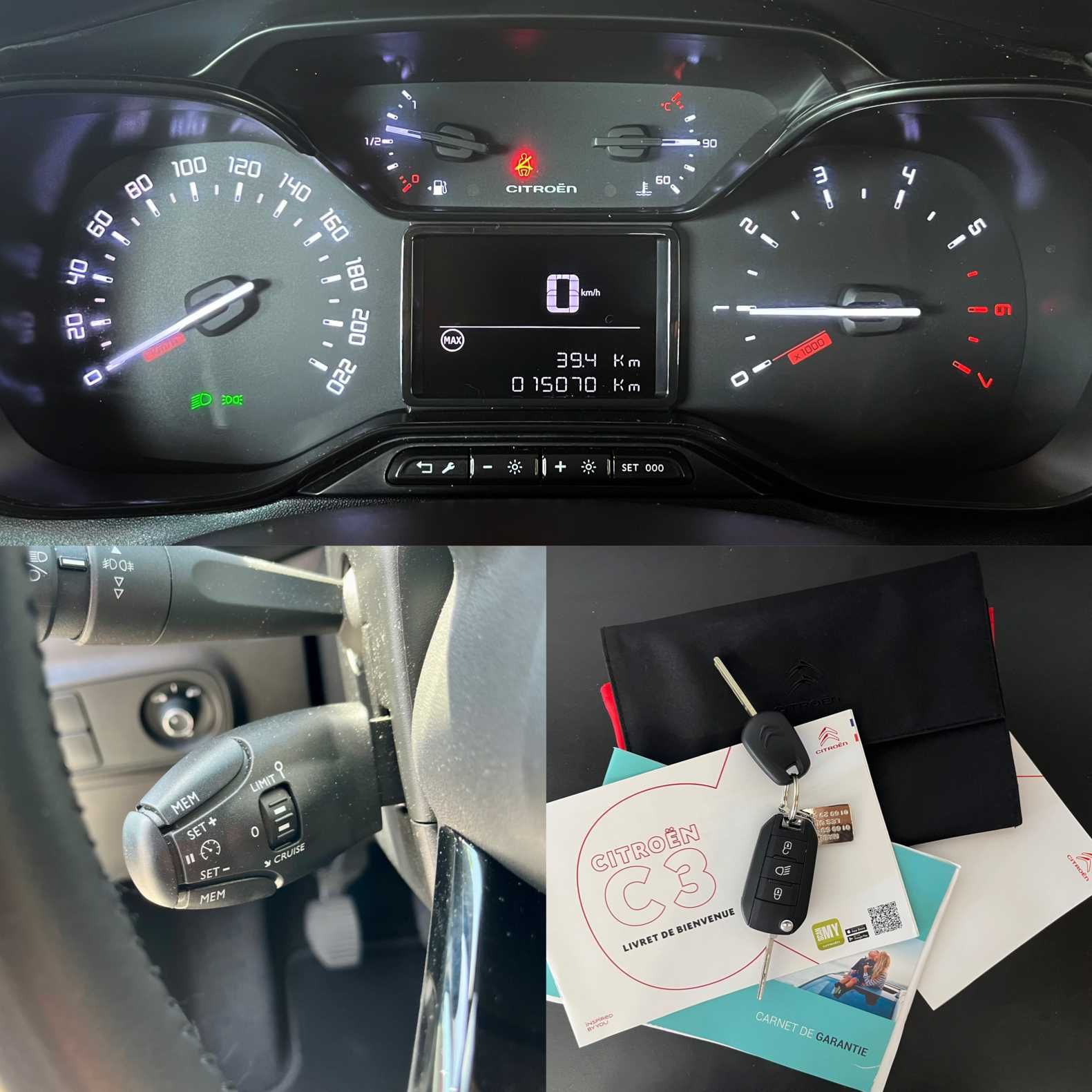 Citroen C3 1.2 PureTech Viatura Semi-Nova 15.000Km