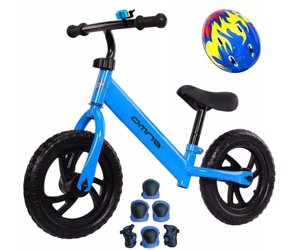 Rower biegowy dla dzieci Omna BB-01 12" Niebieski + GRATIS!!!