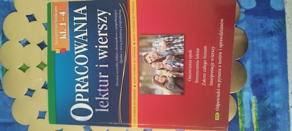 Opracowania lektur i wierszy