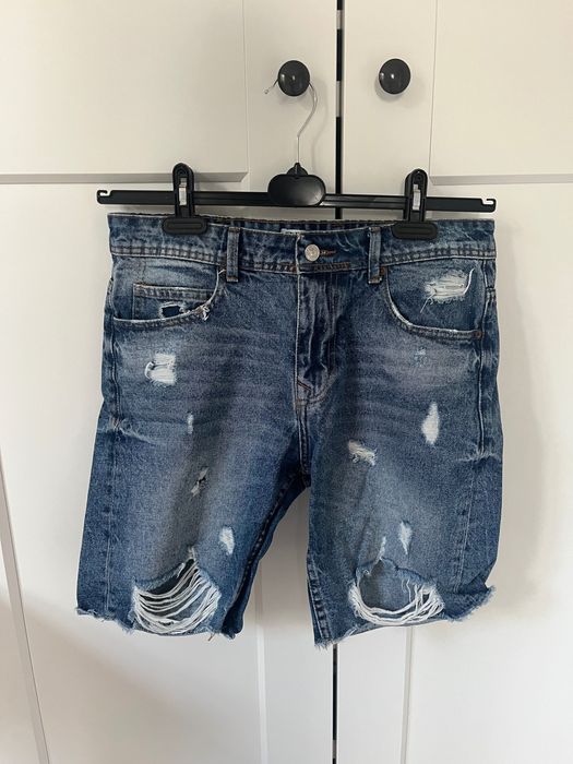 Szorty jeansowe Zara