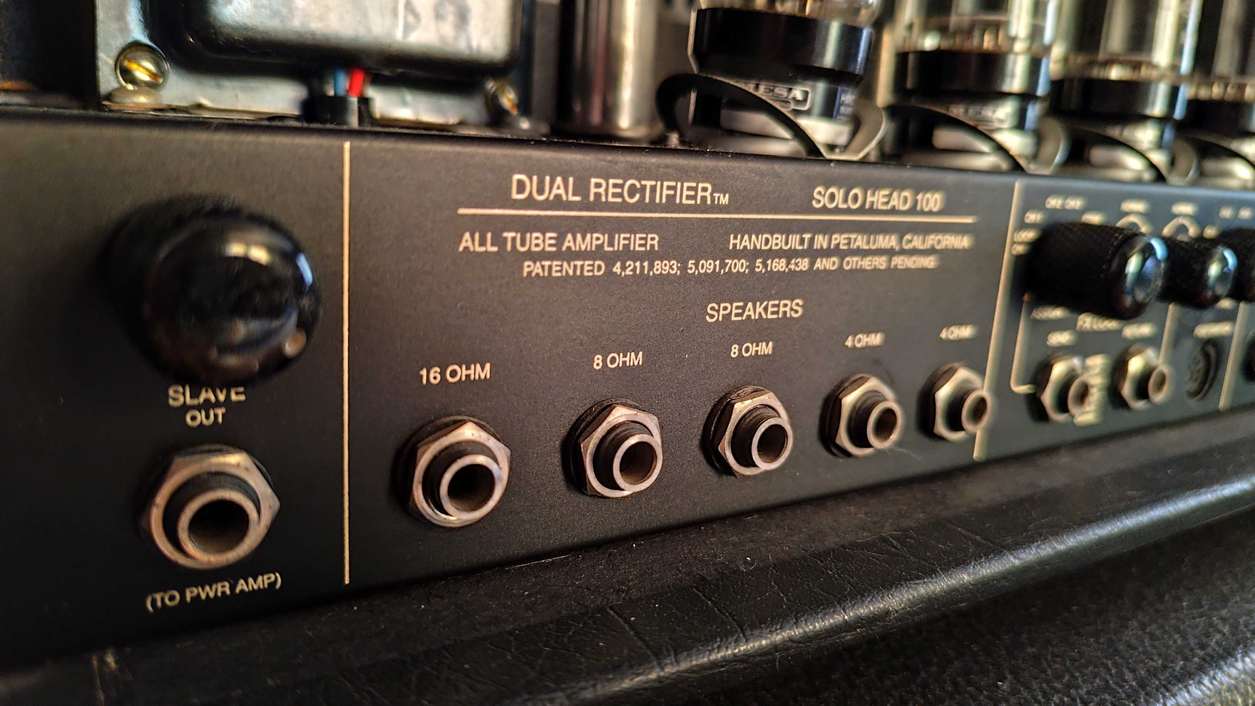 Wzmacniacz Mesa Boogie Dual Rectifier Solo Head 100W USA 2001 + trafo