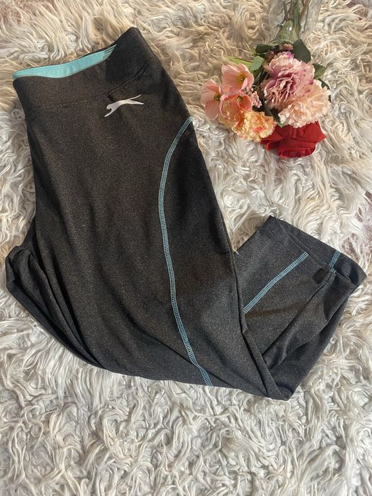 Melanżowe wygodne legginsy, Slazenger, rozmiar 44