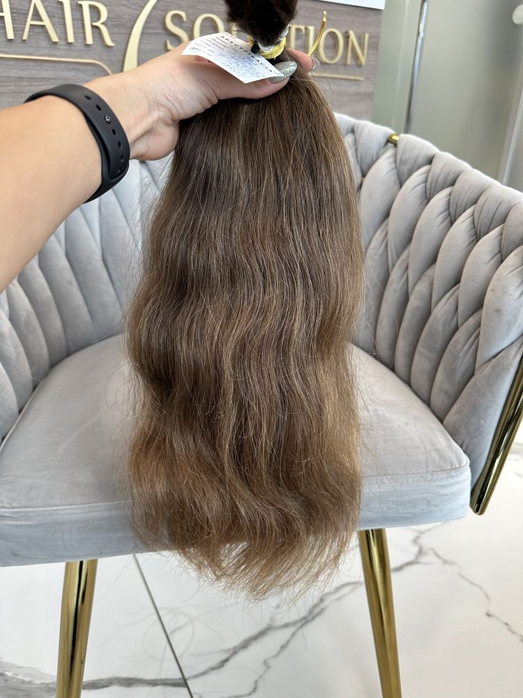 Włosy dziewicze polskie 90 g, 48 cm