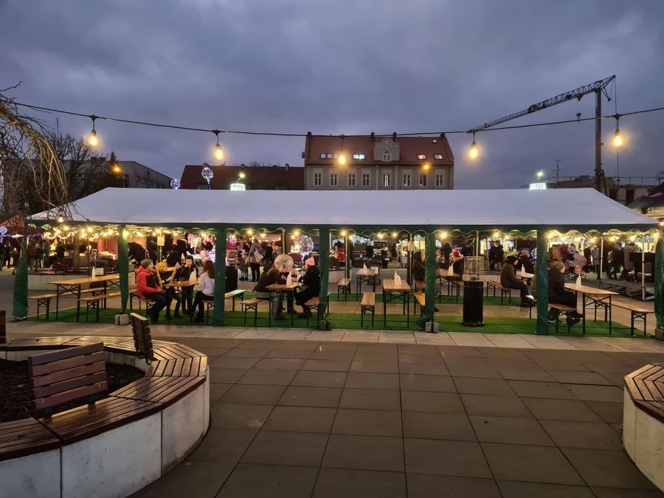 Wynajem namiotów. Ogrzewanie sylwester