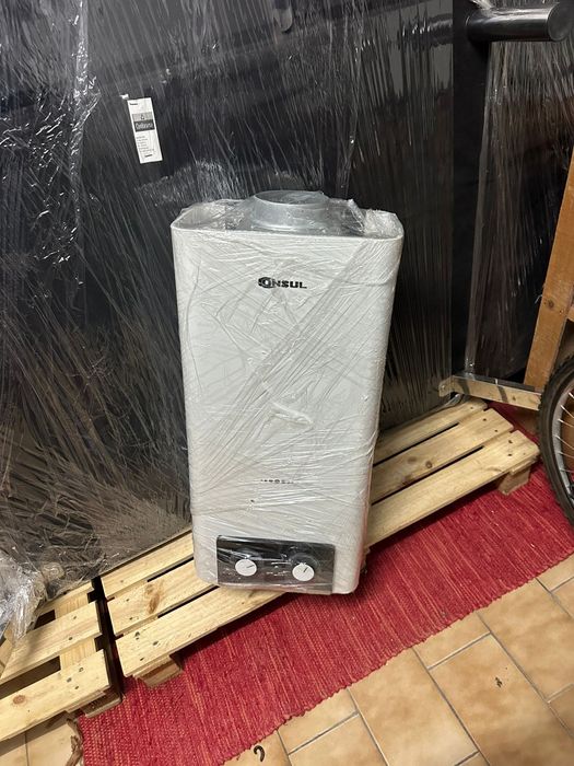 Esquentador a gás botija