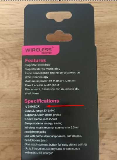 Bluetooth- (AUX) 5.0 для авто