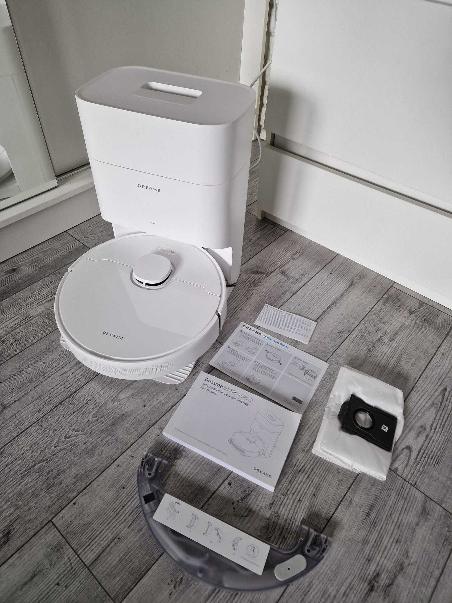 Dreame D10 Plus Gen 2 Robot Odkurzacz i Mopy, 6000Pa. Nawigacja LiDAR