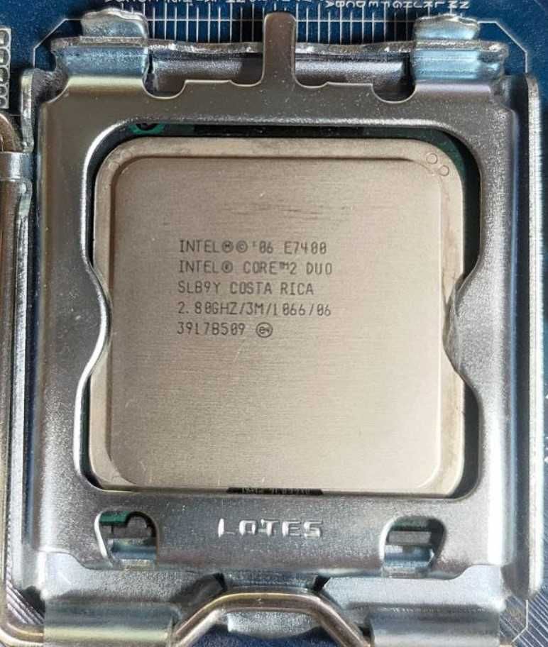 Материнська плата Biostar G31D-M7 сокет 775 + проц Core 2 Duo E7400