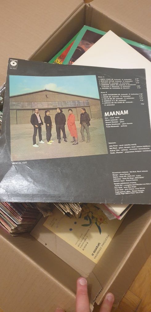 Winyl LP Maanam - Mental Cut polskie nagrania