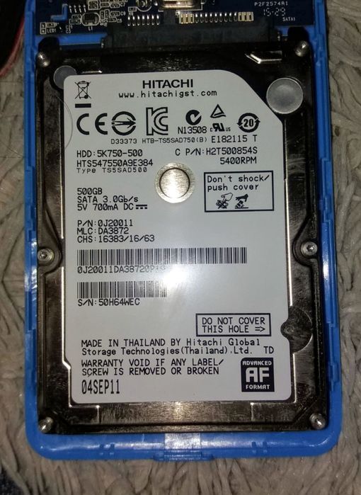 Hitachi dysk 500 gb