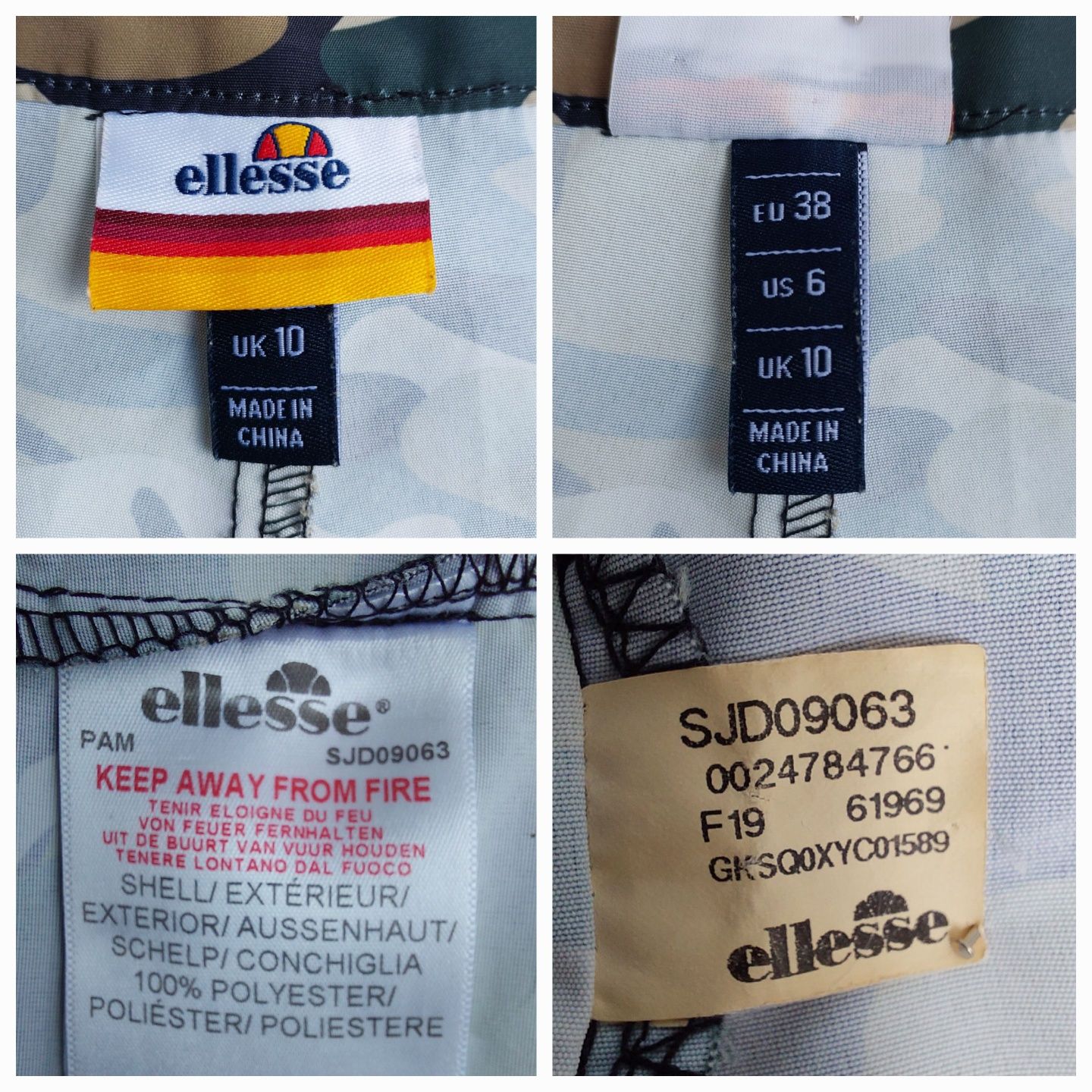 Spodnie moro ELLESSE damskie/unisex 38/M – jak nowe