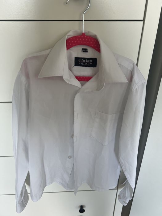 Koszula biala rozmiar 122