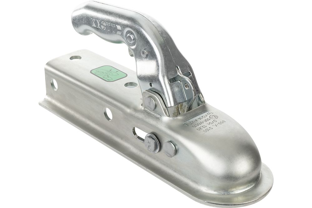 Zaczep kulowy KNOTT do przyczepy 1400kg z dyszlem kwadratowym 50mm