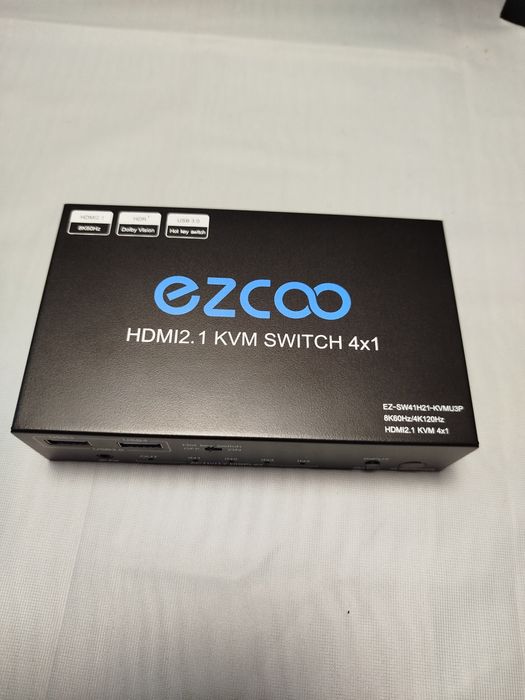 Перемикач 8K HDMI Switch 4K 120Hz 4x1, ARC, HDR, Dolby Atmos