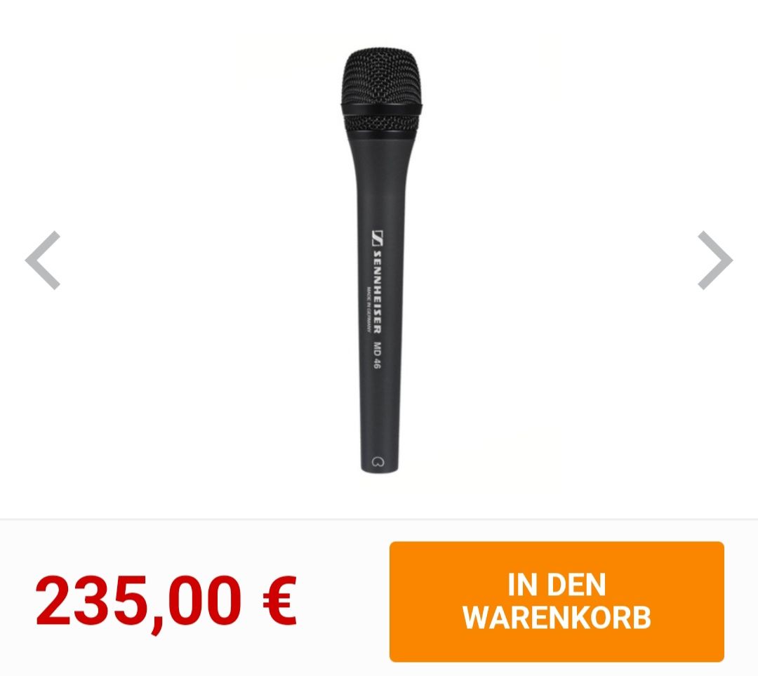 микрофон Sennheiser MD 46