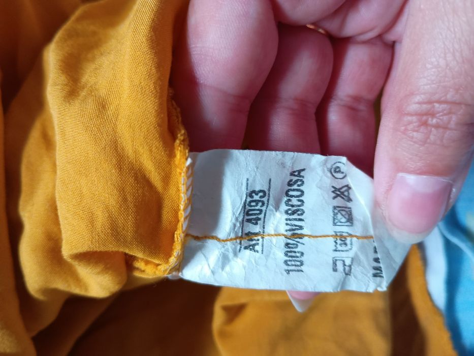 Bluzka hiszpanka z szerokimi rękawami wiskoza