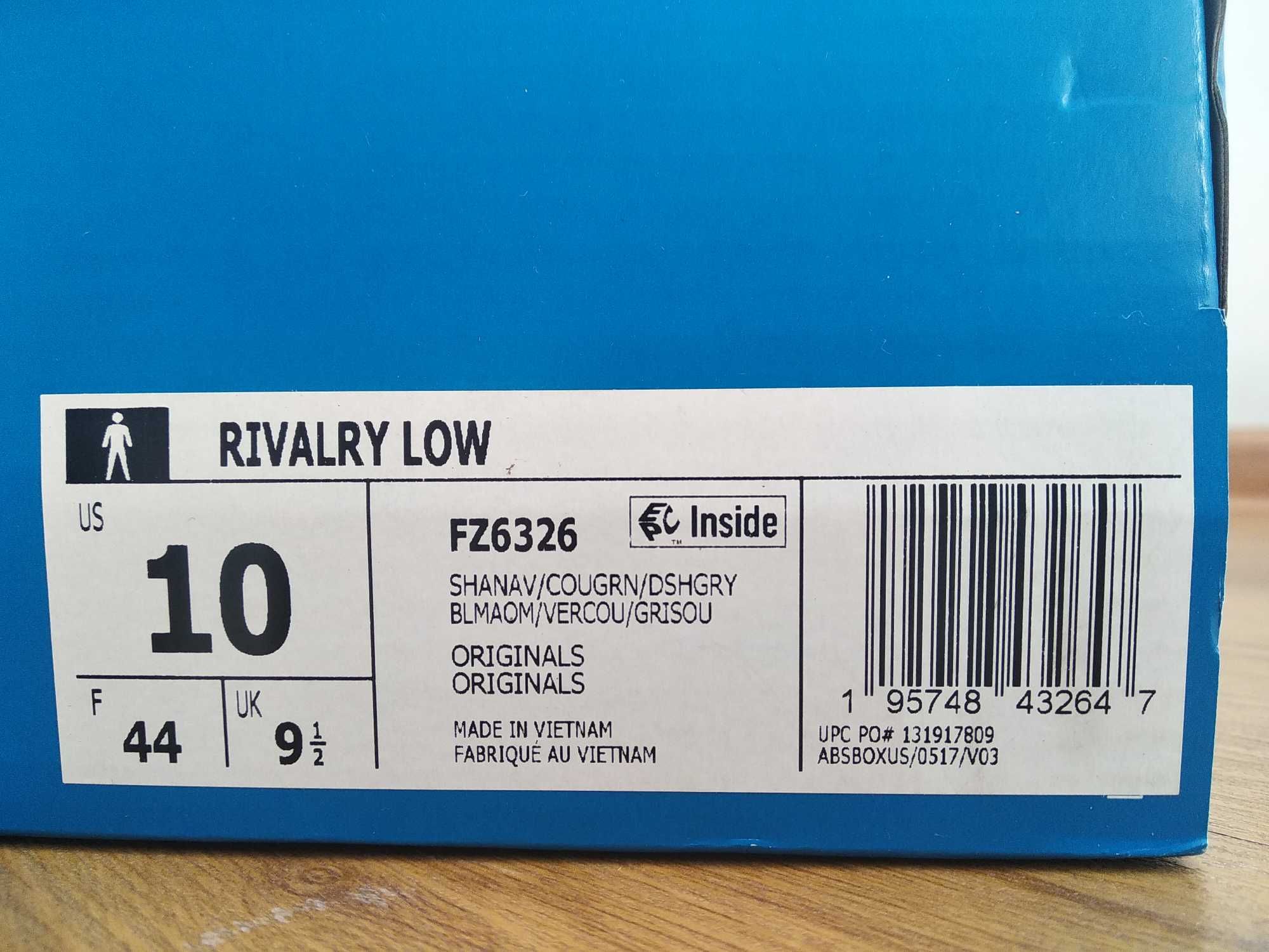 Adidas Rivalry low. Оригинал. EU 44