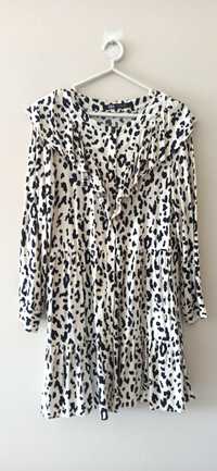 Vestido print animal Zara