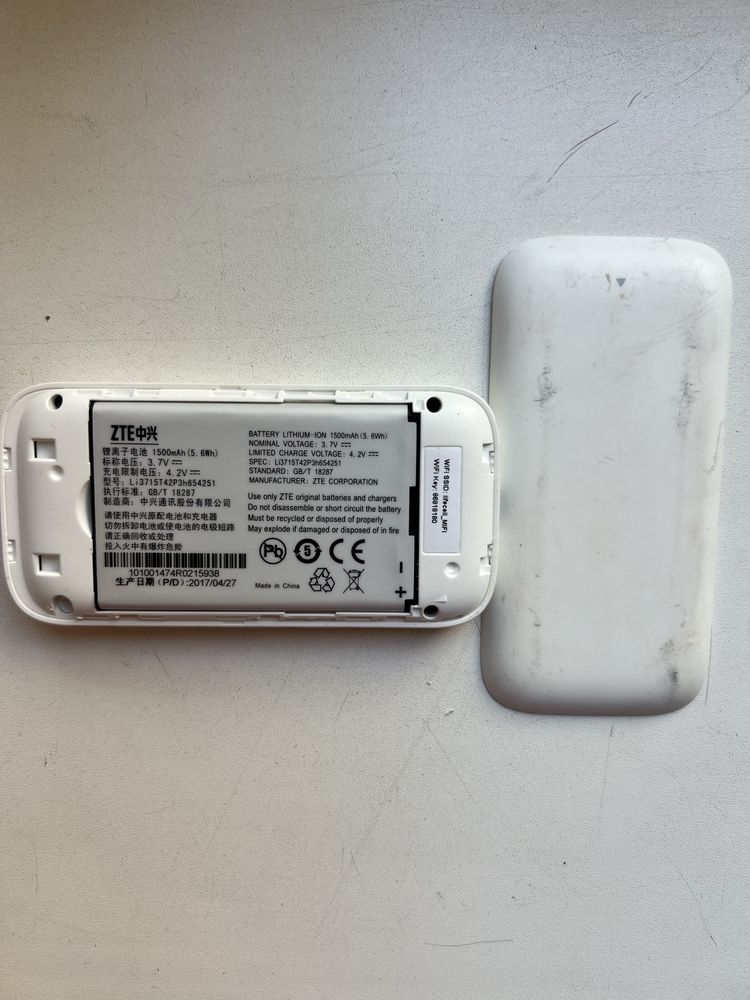 Мобильный 3G WiFi роутер ZTE MF83M