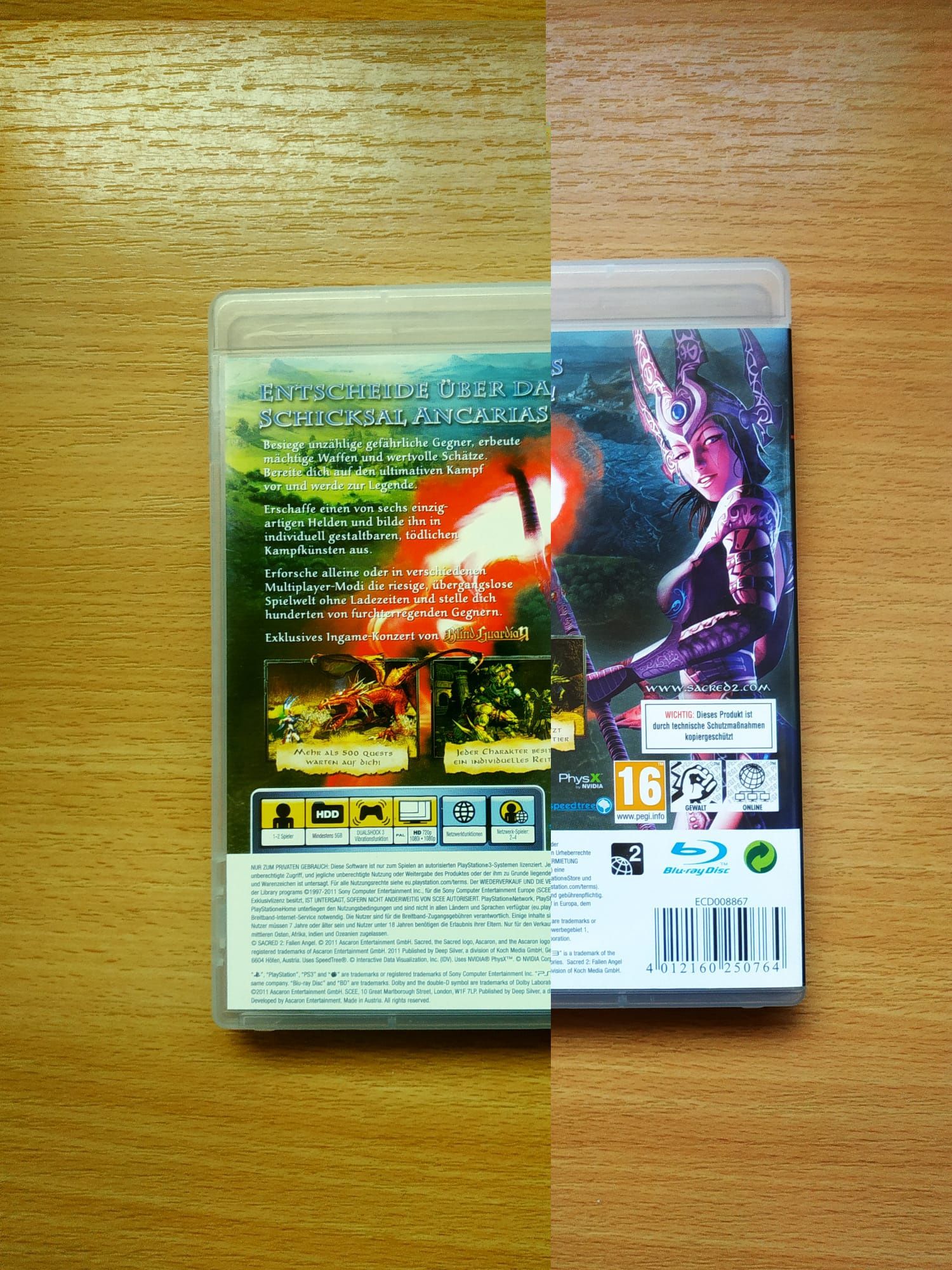 Sacred 2 PS3, stan bdb, możliwa wysyłka