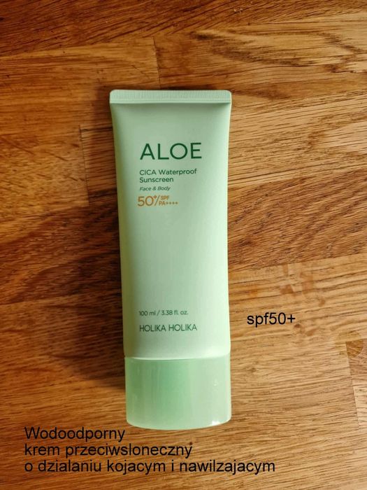 Holika Holika Aloe Cica Waterproof Sunscreen Krem-Żel z Filtrem SPF50+