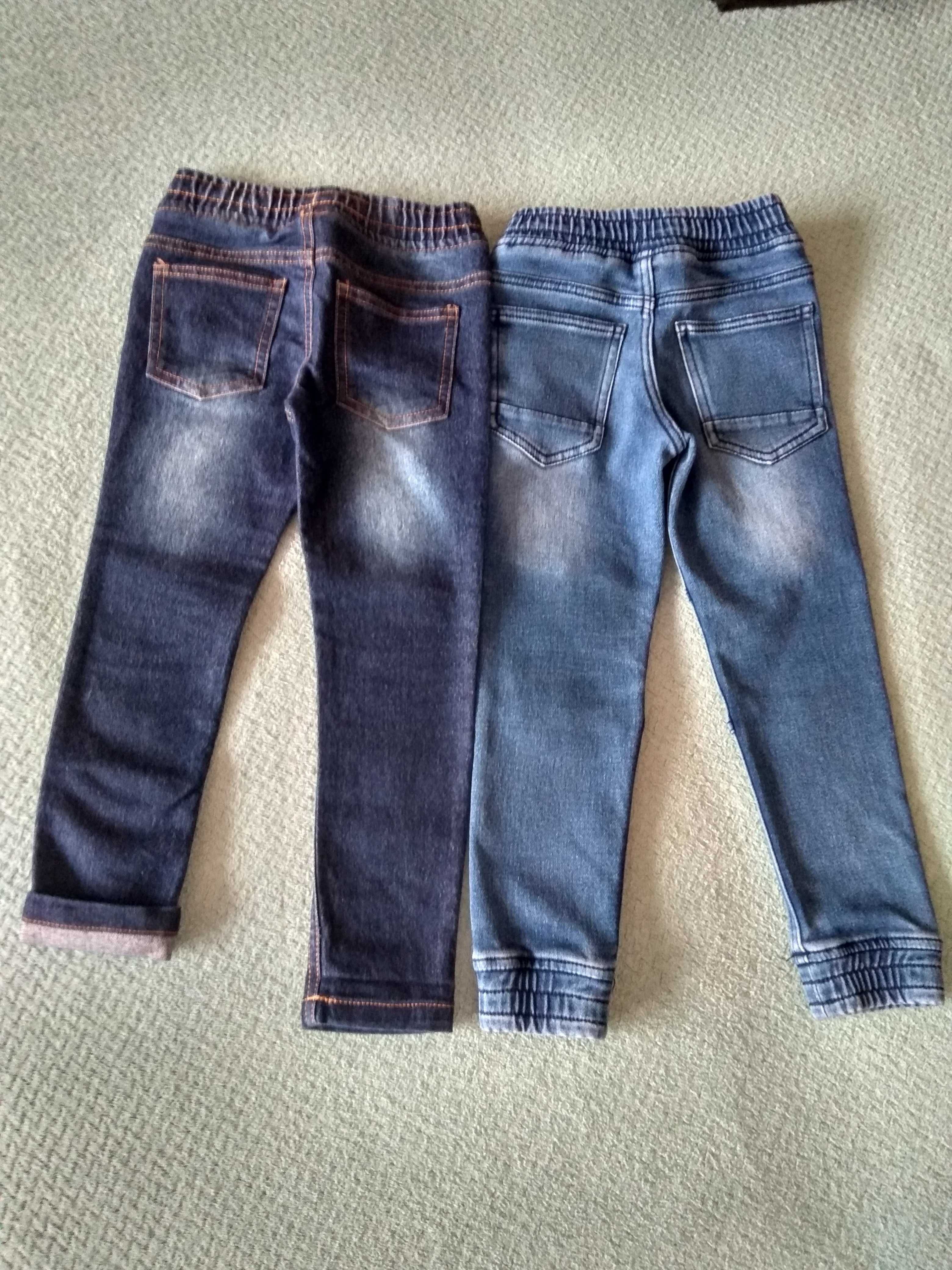 Spodnie jeans dla chłopca 110