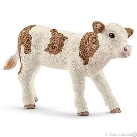 Cielę rasy siementalskiej. Schleich