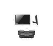 MONITOR TÁCTIL DE 10,1&quot; HD CON HDMI DVD ALTAVOCES PARA ENCOSTO DE CABEÇAS COM SUPORTE INCLUIDO