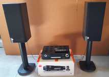 NAD VISO THREE Amplituner dwukanałowy stereo +  kolumny JBL  LX400G