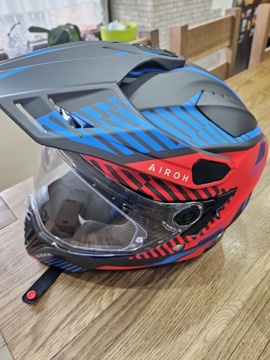 Kask Airoh Commander Boost RED/BLUE MATT