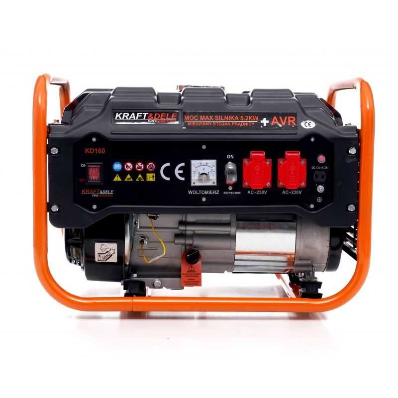 Agregat Prądotwórczy Prądu 5200W 7KM 230V 1Faz MIEDŹ Generator Sklep