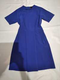 Niebieska , koktailowa sukienka Asos r. 36 w bdb. stanie