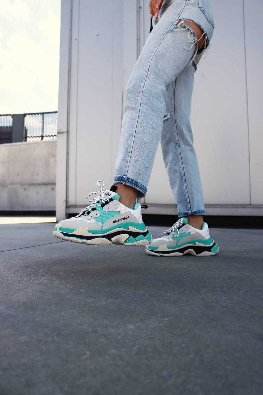 Balenciaga Triple S Mint Grey