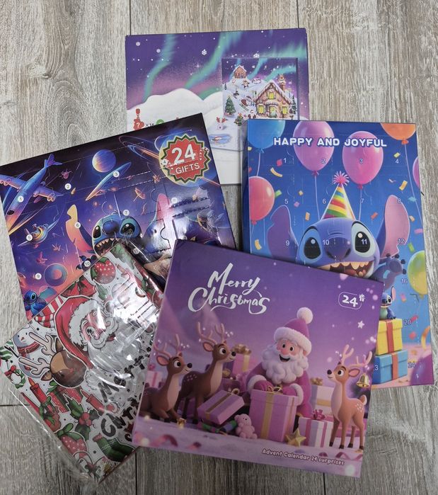 Адвент календар Стіч, браслет, прикраси, куромі