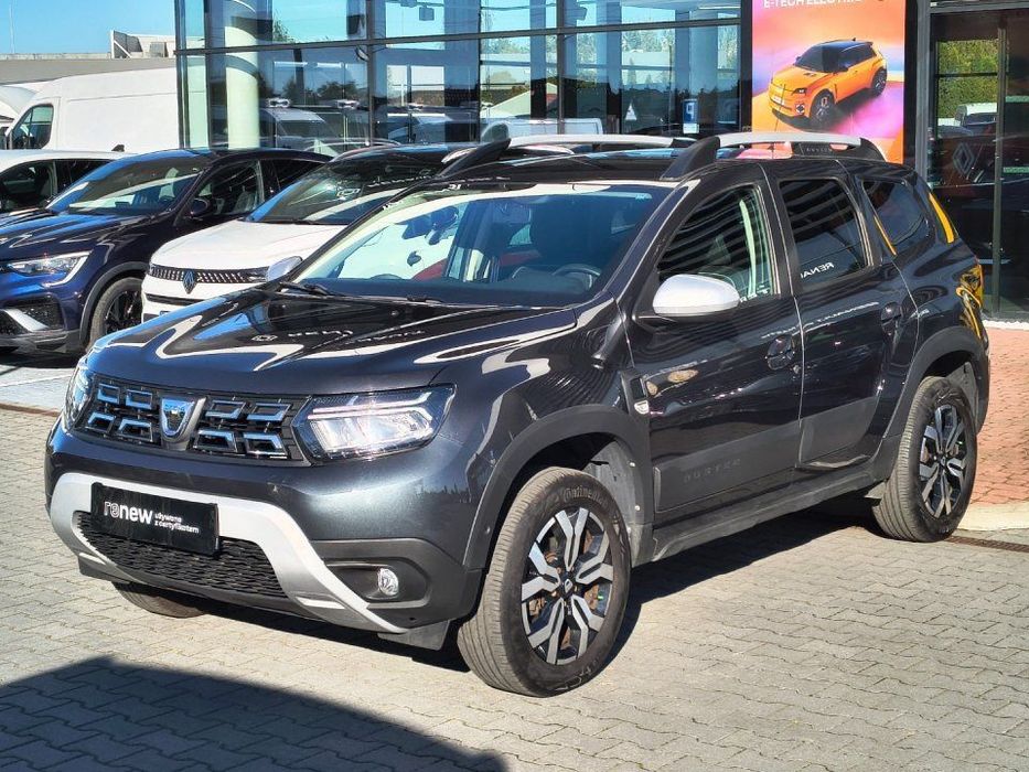 Dacia Duster PRESTIGE ECO-G 100 LPG + HAK, 2022r. Salon Polska, ASO, I właściciel,