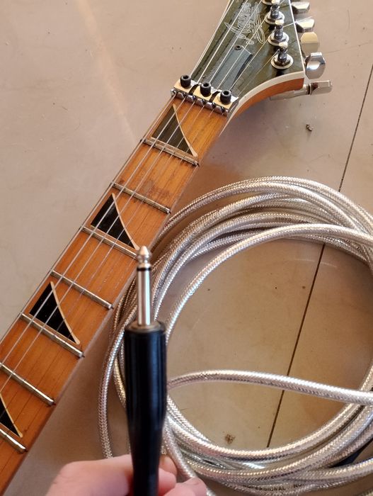 Gitara elektryczna Mayones superstrat (bardzo dobre wyposażenie)