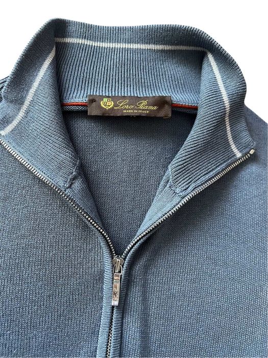 Loro Piana — чоловічий светр з напівблискавкою