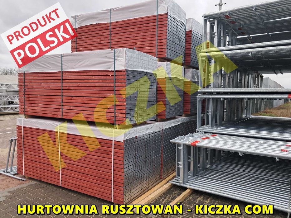 RUSZTOWANIA ELEWACYJNE Fasadowe Rusztowanie Poznańskie HURTOWNIA 150m2
