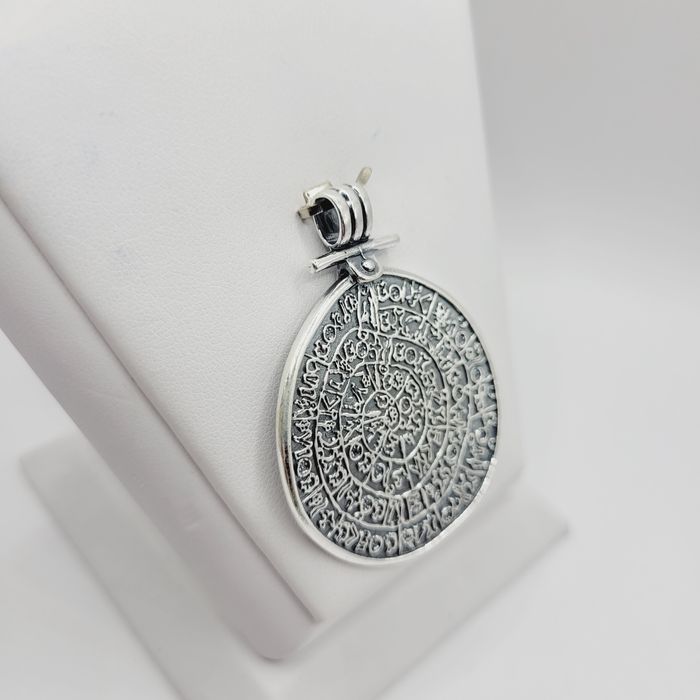 Srebrny wisior pr 925 historia ziemi