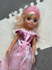 Lalka z koroną i piękną sukienką Księżniczka princess Doll