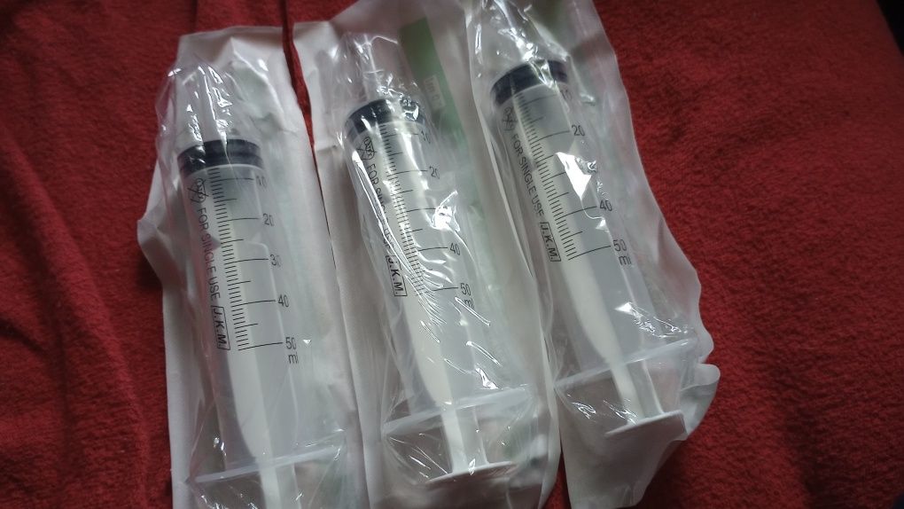 Zestaw strzykawek 50 ml i 100 ml