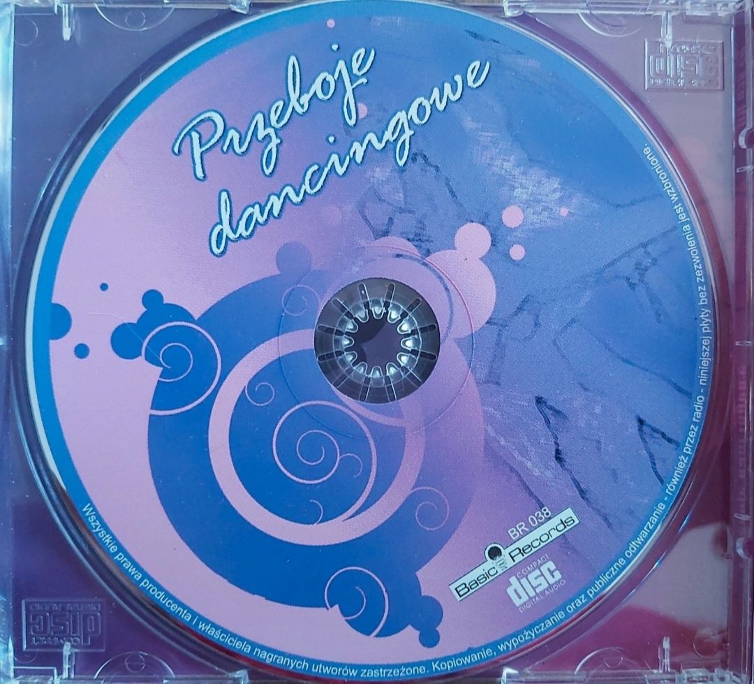 CD z muzyką dancingową i weselną
