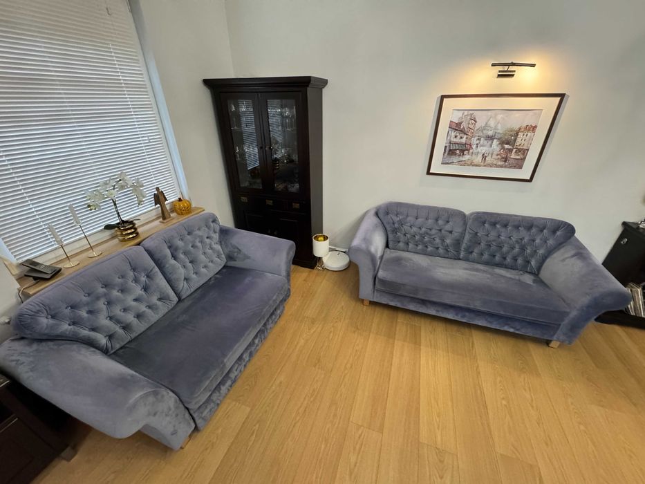 Sofa 3-osobowa nierozkładana styl angielski