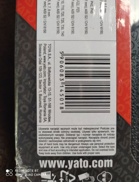 Набор инструментов 56 предметов YATO YT-14501