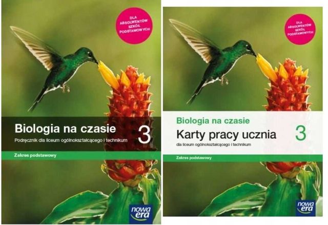 Biologia na czasie 3. Podręcznik. Zakres podstawowy + Karty pracy