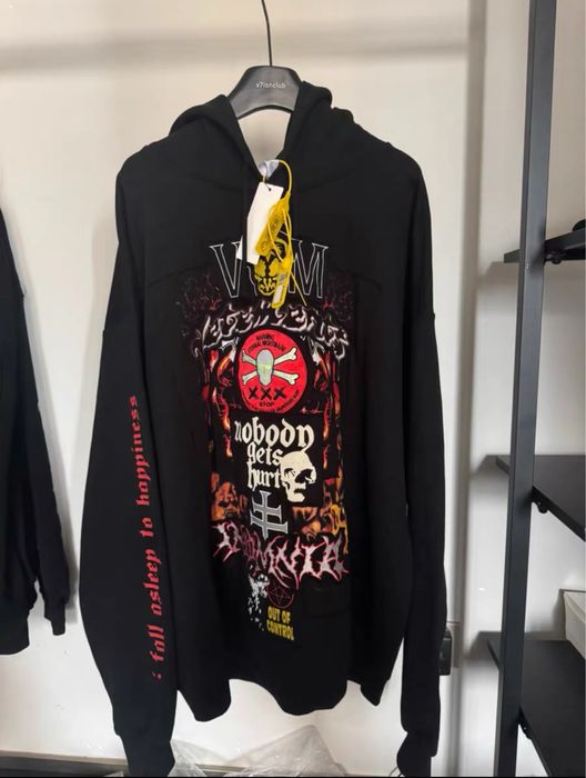 Vetements Metal Patched World Tour Hoodie