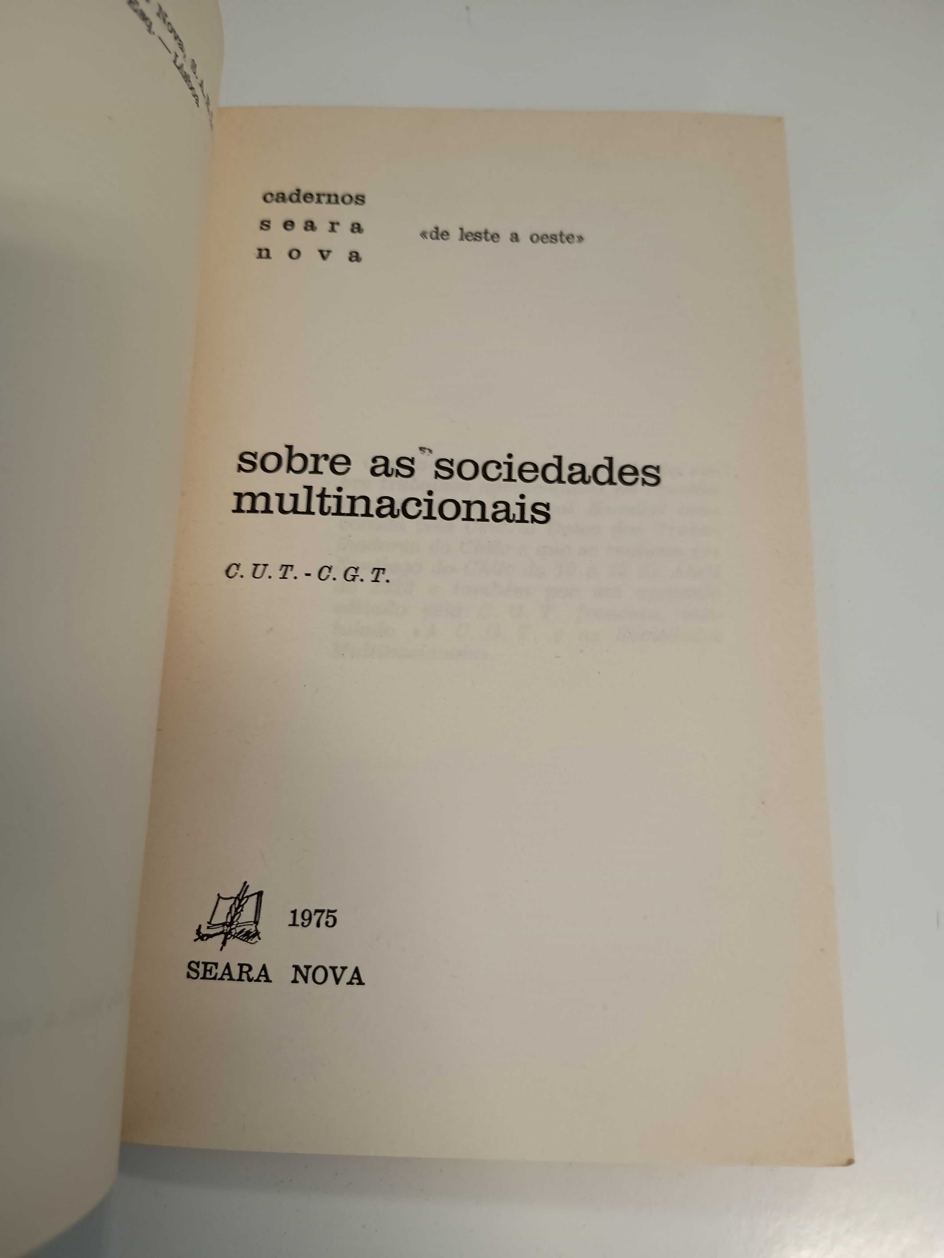 Sobre as sociedades multinacionais, de Cut-Cgt