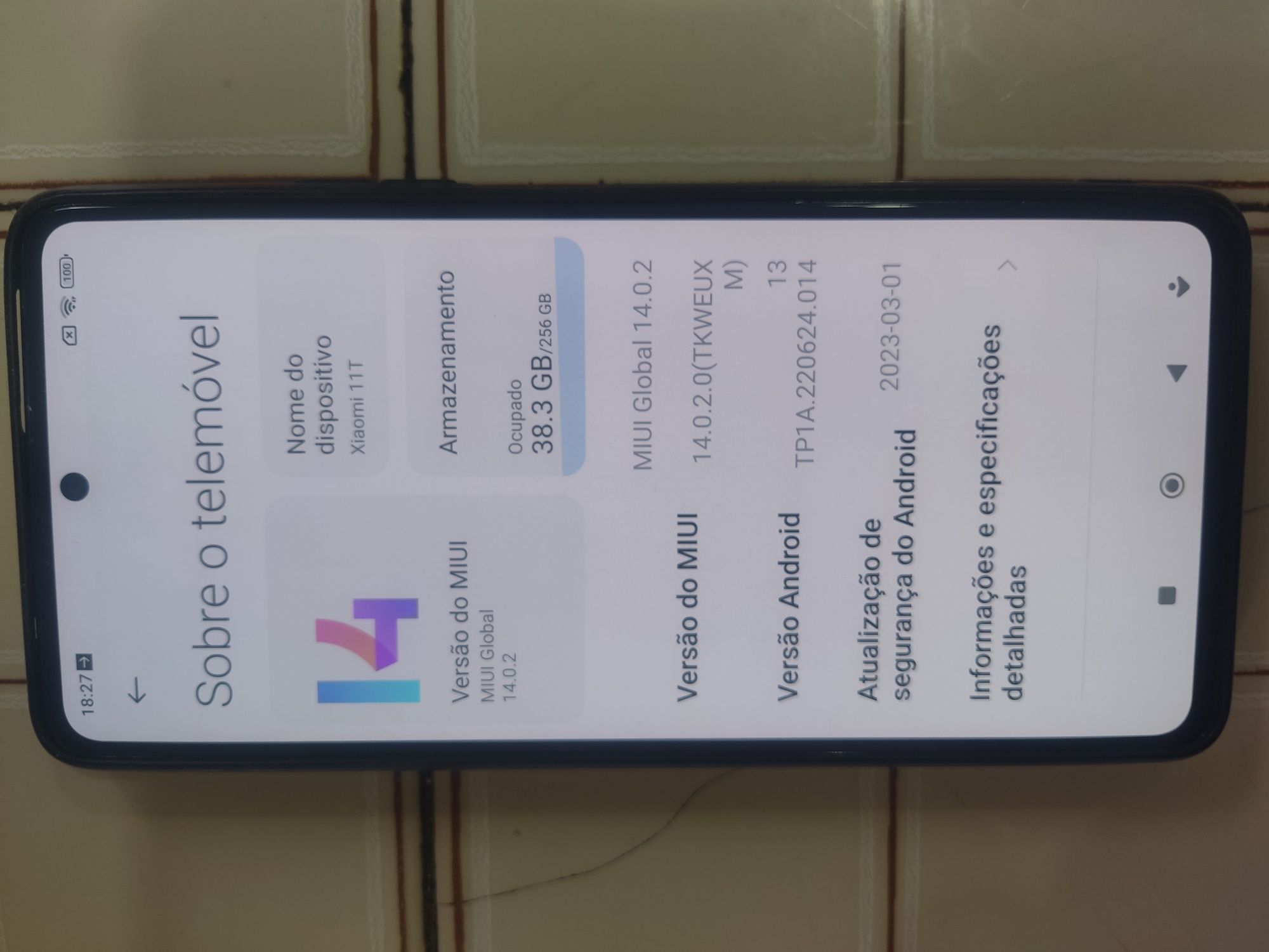 Smartphone Xiaomi 11T, 11GB Ram/ 256GB, Semi-Novo