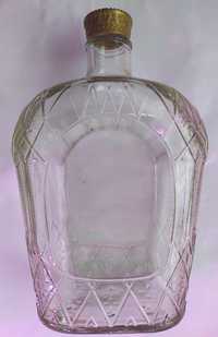 Бутылка праздничная дизайнерская стеклянная 1 л Crown Royal